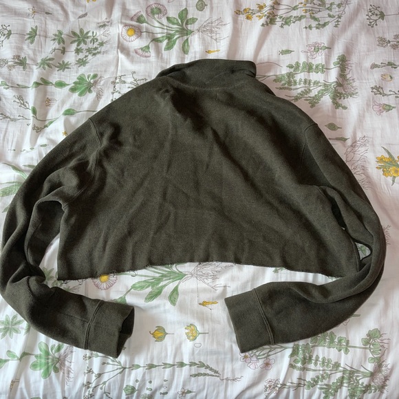 *SOLD* Cropped Polo Quarter Zip - Picture 2 of 2